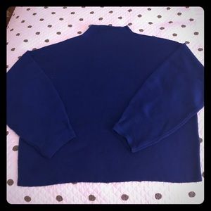 Cobalt blue sweater